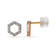 Mia by Tanishq Diamond Studs in 18K Yellow Gold for Women 2