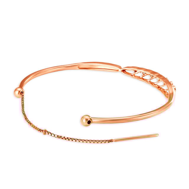 Mia by Tanishq 18KT Rose Gold Diamond Bangle,,hi-res 2