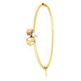 Mia by Tanishq 18KT Yellow White and Rose Gold Bangle,,hi-res 