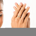 Mia by Tanishq 18KT Yellow Gold Diamond Finger Ring with Floral Design 4