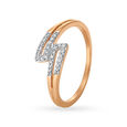 Mia by Tanishq 18KT Rose Gold Diamond Finger Ring,,hi-res 