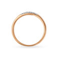 Mia by Tanishq 18KT Rose Gold Diamond Finger Ring,,hi-res 4