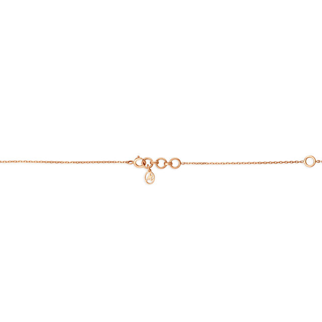 18KT Rose Gold Infinity Pendant With Chain,,hi-res 2