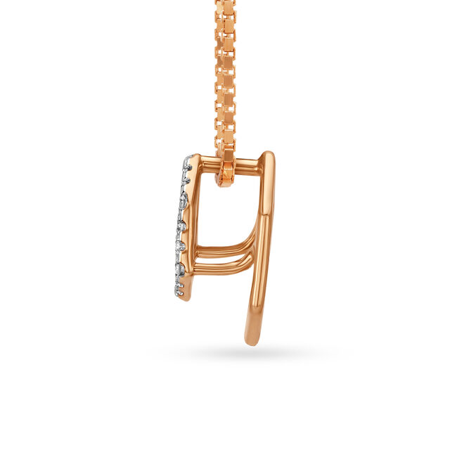 Mia by Tanishq 18KT Yellow Gold Diamond Pendant,,hi-res 2