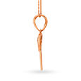 Mia by Tanishq 18KT Rose Gold Key Pendant 2