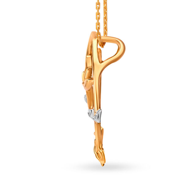 Mia by Tanishq 18KT Yellow Gold Garland Pendant,,hi-res 2