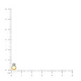 18KT Yellow Gold Diamond Stud Earrings 4