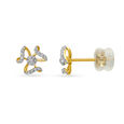 18KT Yellow Gold Diamond Stud Earrings,,hi-res 2