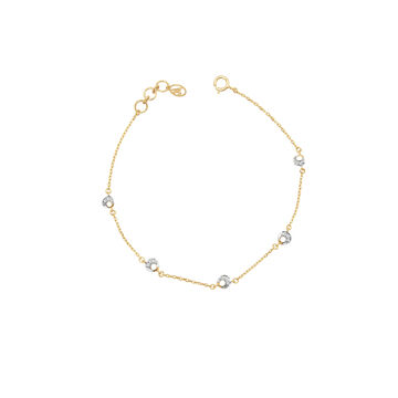 Musical Drops Gold & Diamond Bracelet