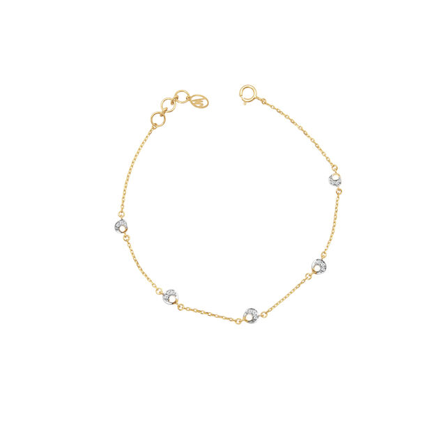 Musical Drops Gold & Diamond Bracelet,,hi-res 