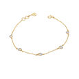 Musical Drops Gold & Diamond Bracelet,,hi-res 2