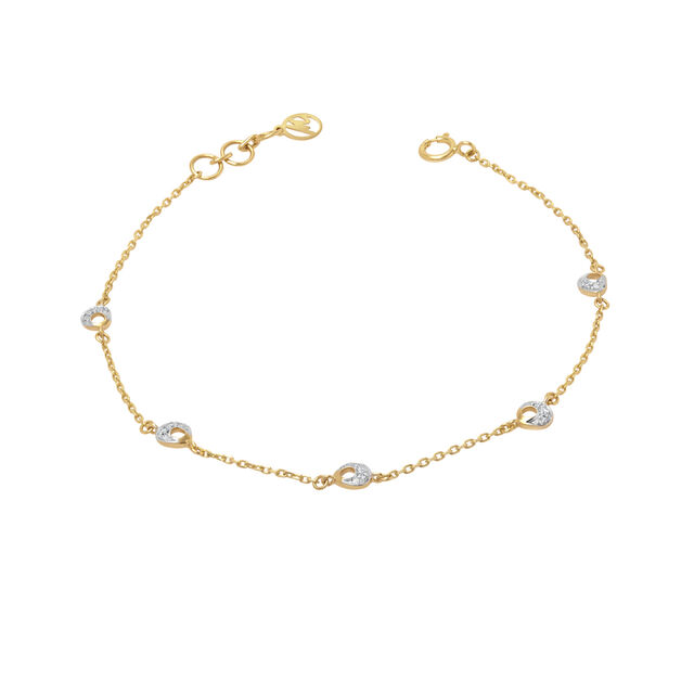Musical Drops Gold & Diamond Bracelet,,hi-res 2
