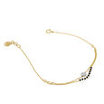 18KT Yellow Gold Two-As-One Mangalsutra Bracelet,,hi-res 2