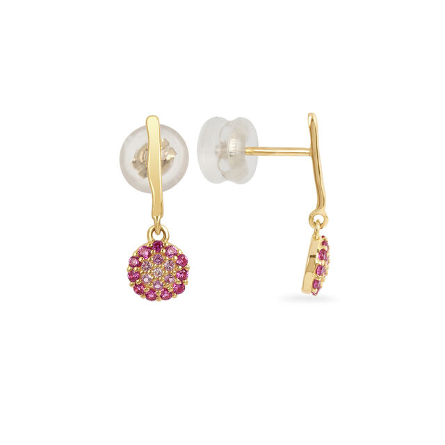 Gold Glow Pave Drops 