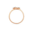 18KT White-Rose Gold Margarita Finger Ring,,hi-res 2
