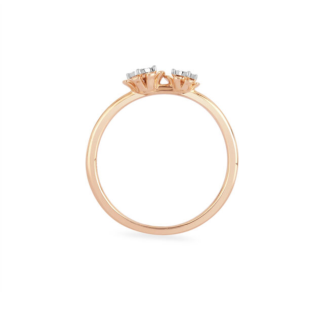18KT White-Rose Gold Margarita Finger Ring,,hi-res 2