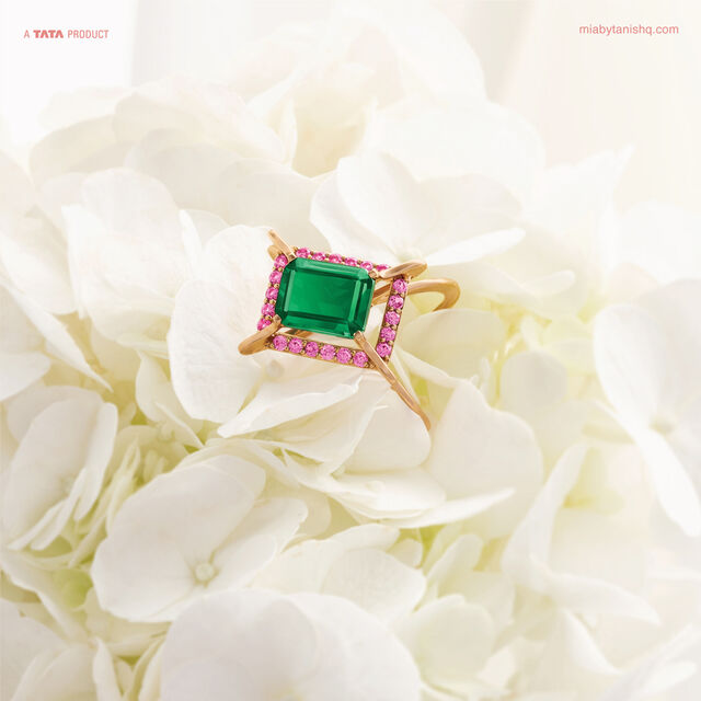 18KT Rose Mai Tai Finger Ring,,hi-res 