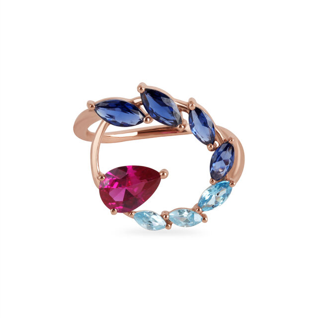 Whimsical Harmony Gold Ring,,hi-res 3