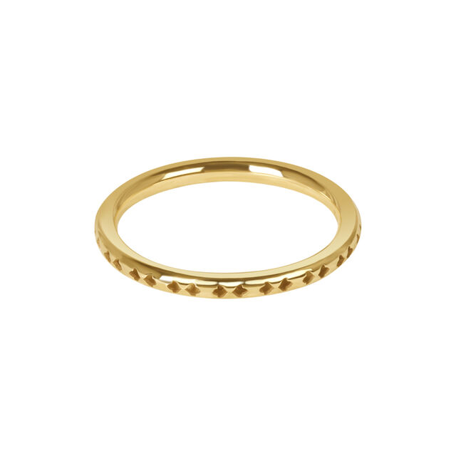 18KT Yellow Gold Slender Sweetheart Finger Ring,,hi-res 
