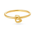 Letter I 18KT Yellow Gold Initial Ring,,hi-res 2
