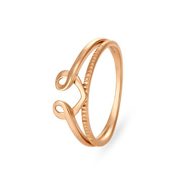 18KT Rose Gold You Complete Me Finger Ring