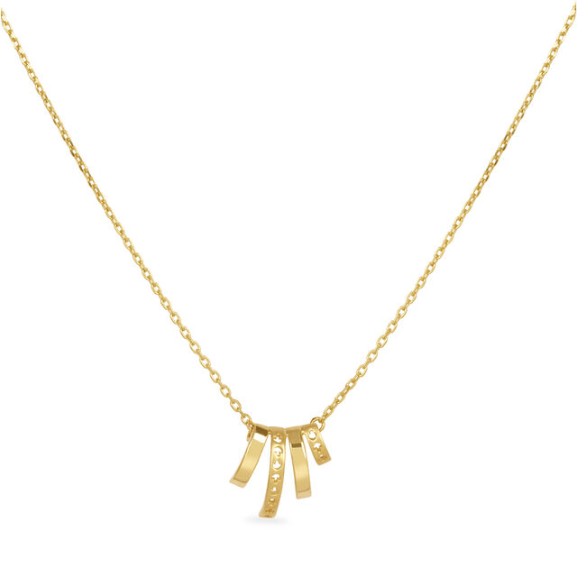 Little Windchimes Gold Pendant and Chain,,hi-res 2