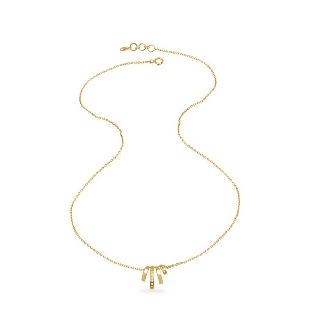 Little Windchimes Gold Pendant and Chain,,hi-res 3