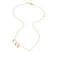 18KT Yellow Gold Moon Drops Diamond Station Necklace,,hi-res 