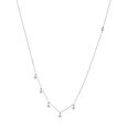 18KT White Gold Regal Muse Diamond Station Necklace,,hi-res 2