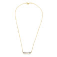 18KT Yellow Gold Morse Code Necklace,,hi-res 
