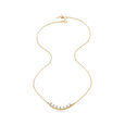 18KT Yellow-White Gold Blooming Bud Necklace,,hi-res 3