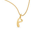 Letter Perfect 'P' Gold Pendant,,hi-res 2