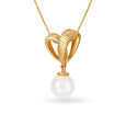 The Tell-Tale Heart Yellow Gold Pendant,,hi-res 