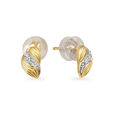 Paisley Power Gold Stud Earrings,,hi-res 2