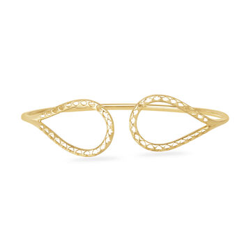 Needle Eye Gold Bangle