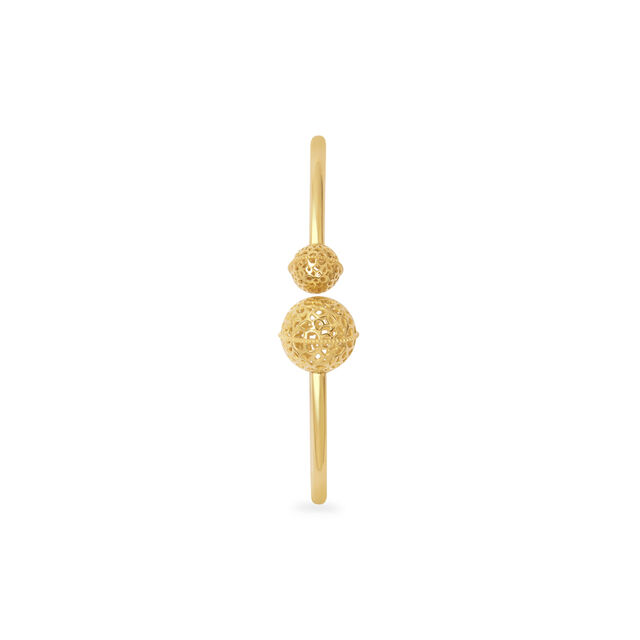 18KT Yellow Gold Sun And Moon Bangle,,hi-res 3