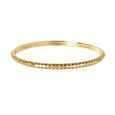 18KT Yellow Gold Pie Crust Bangle,,hi-res 