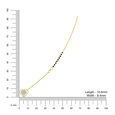 18KT Yellow Gold A Budding Heart Mangalsutra,,hi-res 4