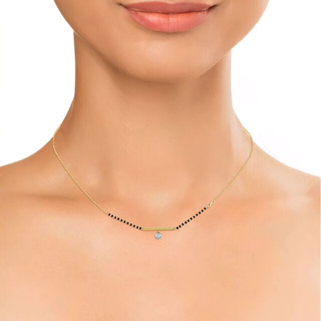 18KT Yellow Gold Everlasting Accord Mangalsutra 3