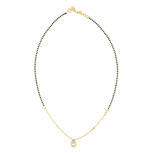 18KT Yellow Gold A Tear Of Joy Mangalsutra 