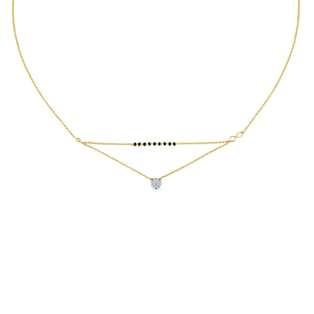 18KT Yellow Gold Two-As-One Mangalsutra 2