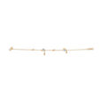 Mia by Tanishq 14KT Yellow Gold Meandering Leaves Diamond Bracelet 2