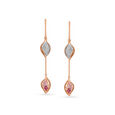 18KT Rose Gold Bringing Spring To Your Earrings,,hi-res 