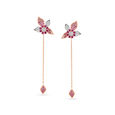 18kt Rose Gold Springs Favorite Diamond Drop Earrings 