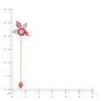 18kt Rose Gold Springs Favorite Diamond Drop Earrings 4