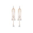 18 KT Rose Gold Gorgeous Diamond Drop Earrings,,hi-res 