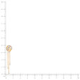 18KT Yellow-White Gold Drop Earrings For The Chic Mia Woman,,hi-res 6