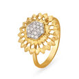 18kt Gold Floral-inspired Finger Ring 
