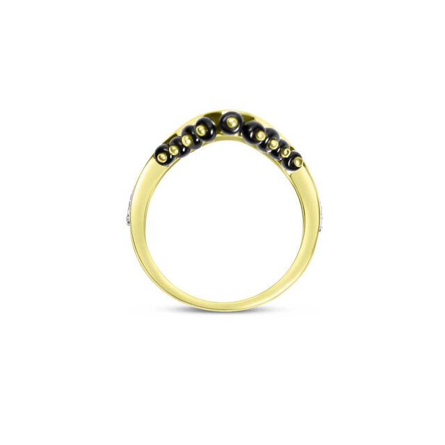 18KT Yellow Gold Traditional Vanki Mangalsutra Ring 3