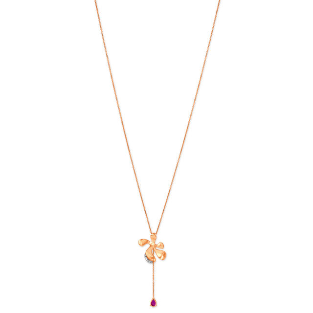 18KT Rose Gold Pendant with Chain That Radiates The Inner You,,hi-res 2